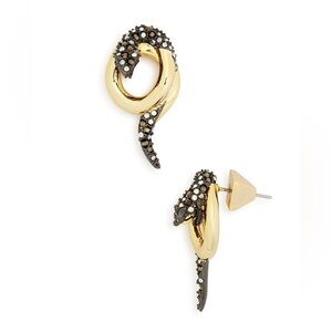 Alexis Bittar Vanitas Coiled Snake Earrings